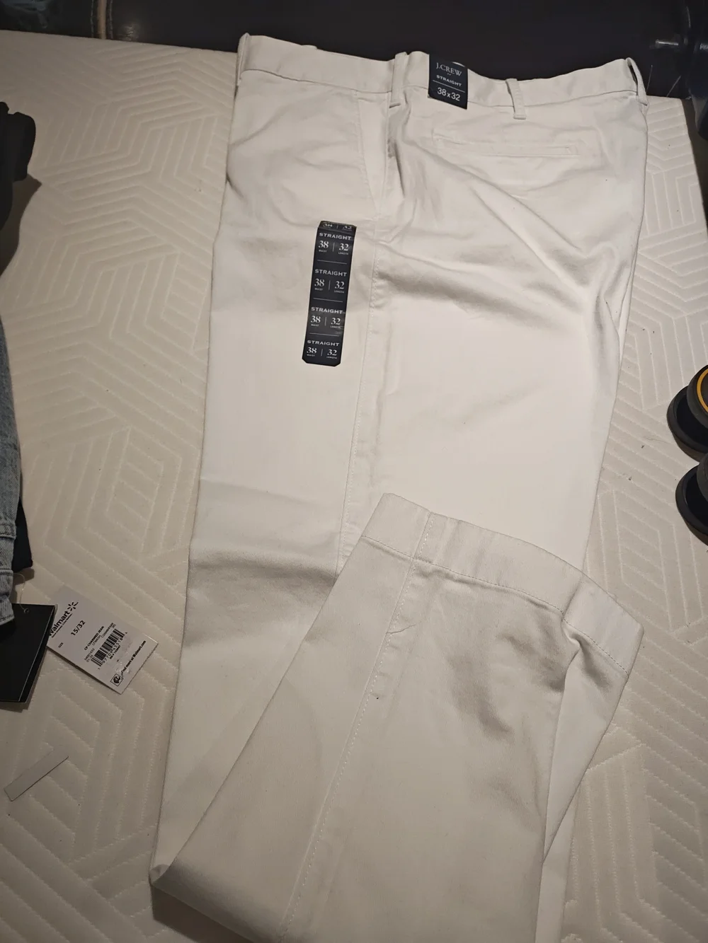 J. Crew Men's Straight-Fit Pants in White